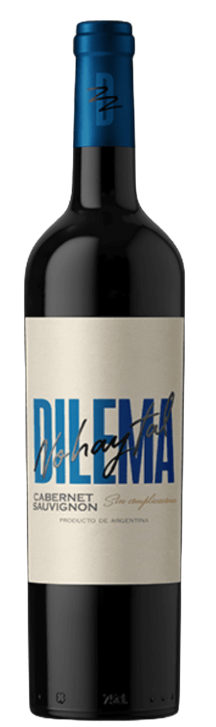 Вино ДИЛЕМА Каберне Совиньон 2024 12,3% красное полусухое 0,75л