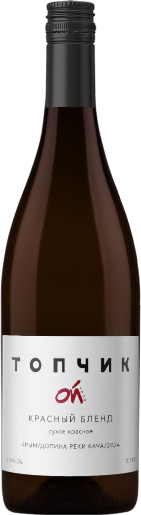 Вино ТОПЧИКОЙ 1679 КРАСНЫЙ БЛЕНД 2024 12,0-14,0% красное сухое 0,75л