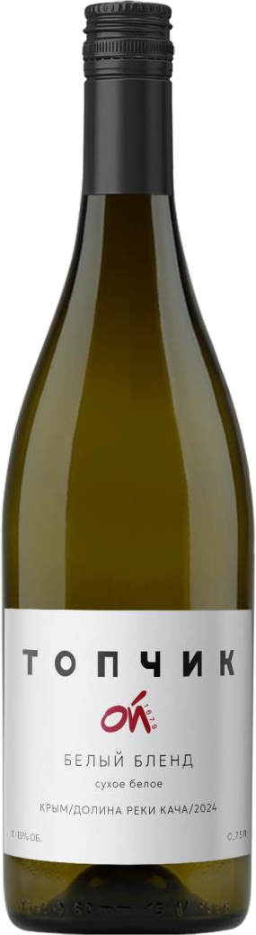 Вино ТОПЧИКОЙ 1679 БЕЛЫЙ БЛЕНД 2024 11,0-13,0% белое сухое 0,75л