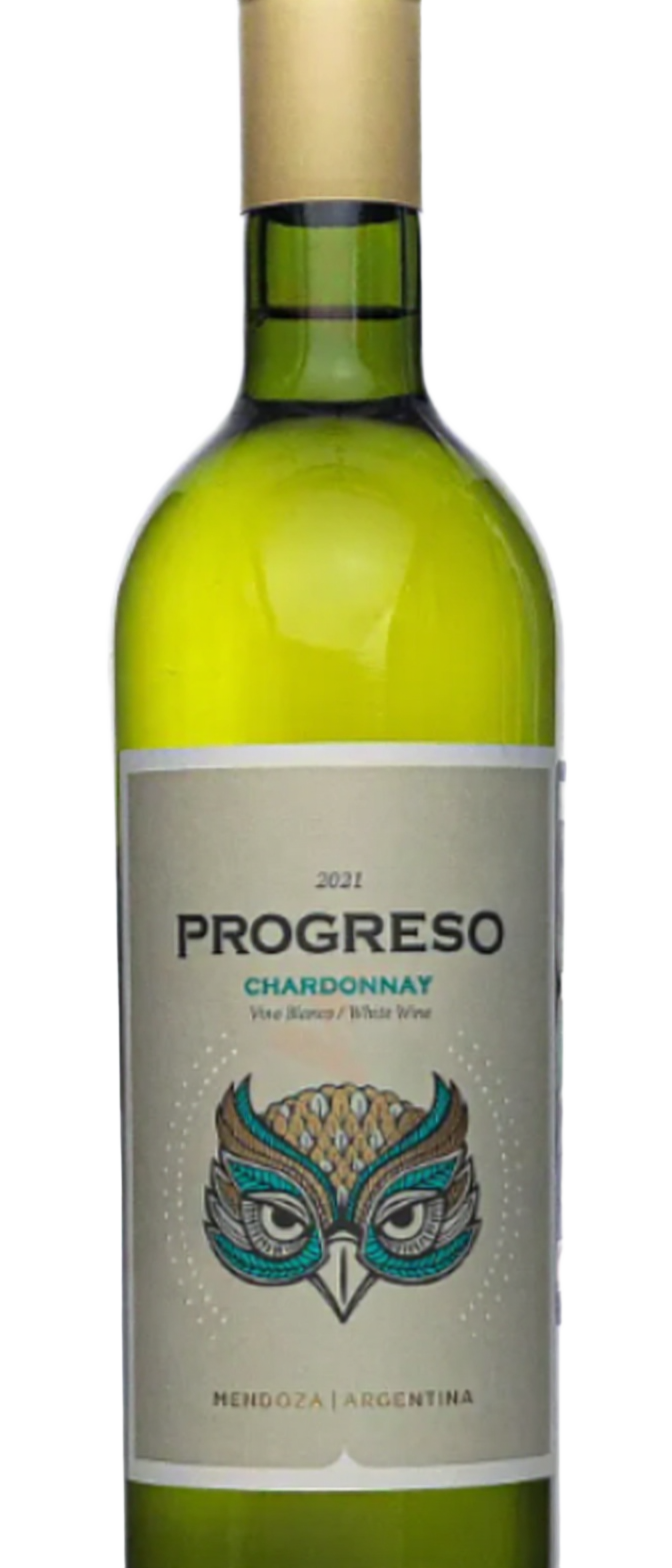 Вино ПРОГРЕСО Шардоне 2022 12,5% белое сухое 0,75л