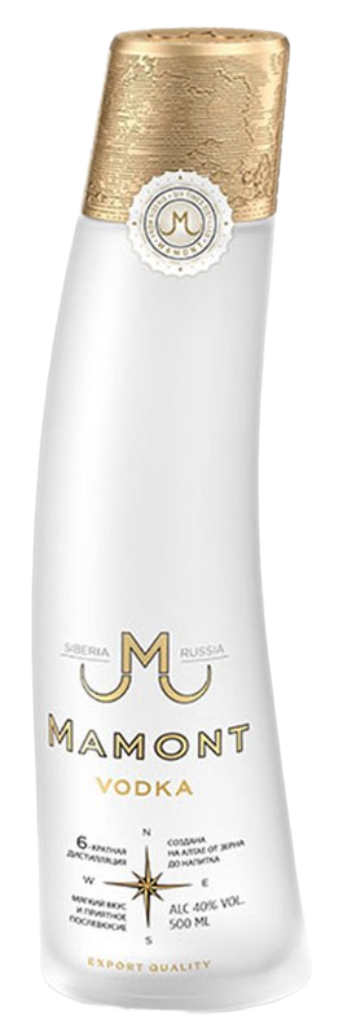 Водка МАМОНТ 40% 0,5л