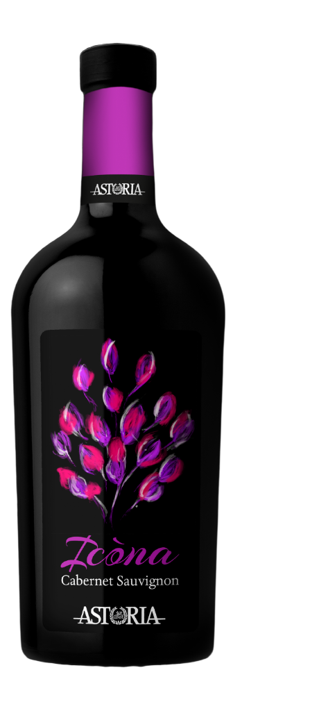 Вино АСТОРИЯ ИКОНА Каберне Совиньон 2023 13,0% красное полусухое 0,75л