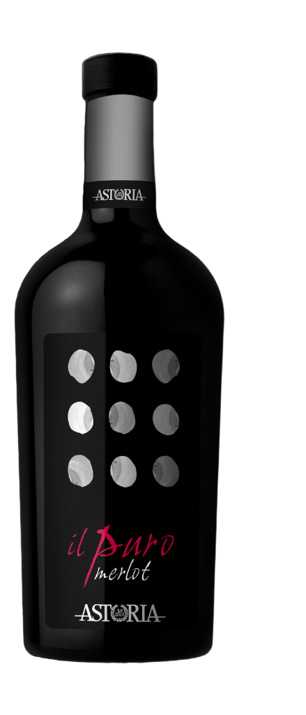 Вино АСТОРИЯ ИЛЬ ПУРО Мерло 2022 13,0% красное полусухое 0,75л