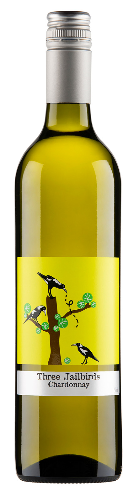 Вино 3 ДЖЭЙЛБЕРДС Шардоне 2022 13,0% белое сухое 0,75л
