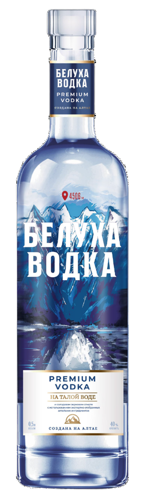 Водка БЕЛУХА 40% 0,5л