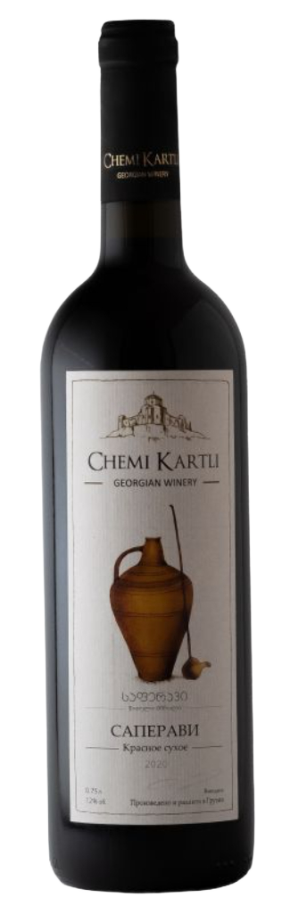 Вино ЧЕМИ КАРТЛИ Саперави 2022 13,5% красное сухое 0,75л