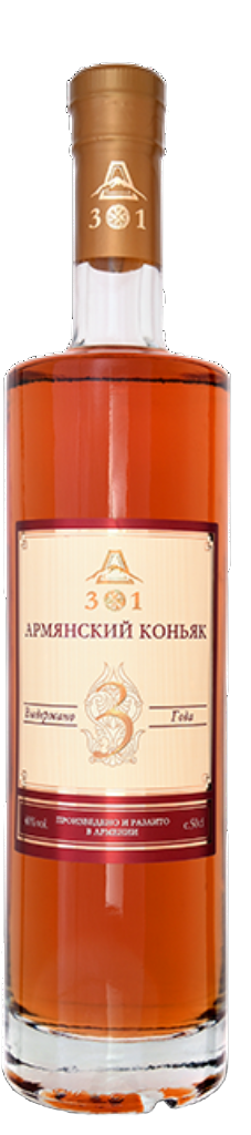 Коньяк А301 3 года 40,0% 0,5л
