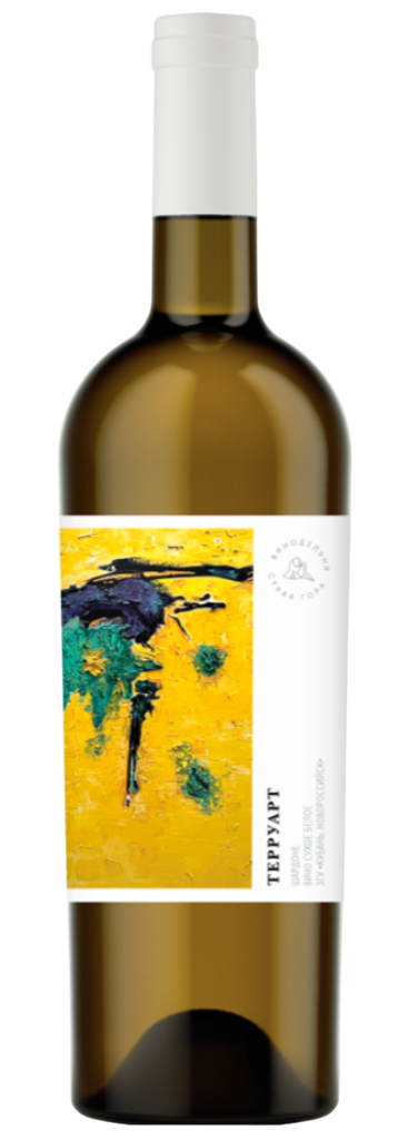 Вино ТЕРРУАРТ. ШАРДОНЕ Кубань. Новороссийск 2022 12,5% белое сухое 0,75л