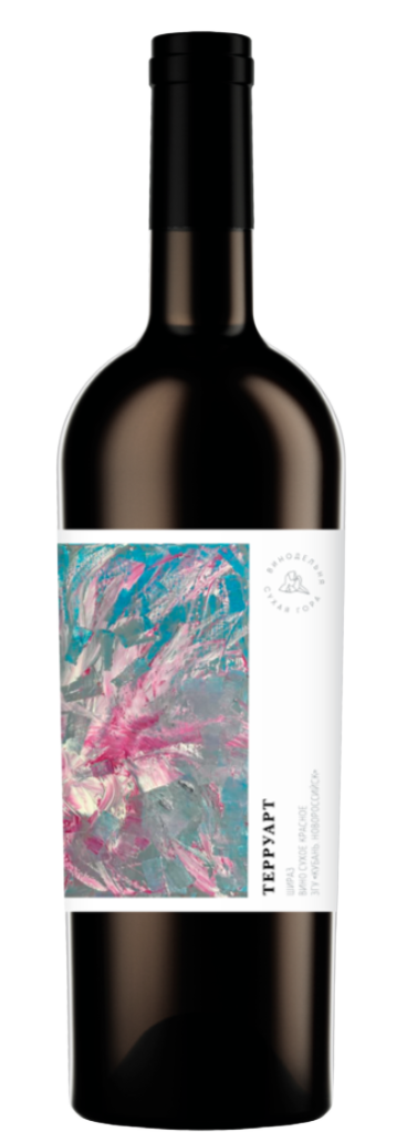 Вино ТЕРРУАРТ. ШИРАЗ Кубань. Новороссийск 2022 13,5% красное сухое 0,75л