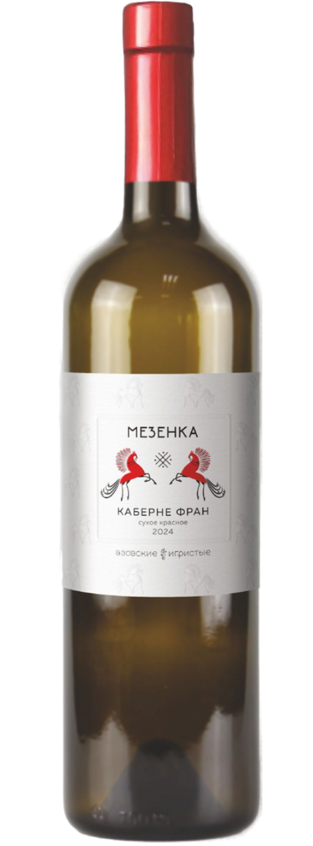 Вино МЕЗЕНКА. КАБЕРНЕ ФРАН 2024 13,3% красное сухое 0,75л
