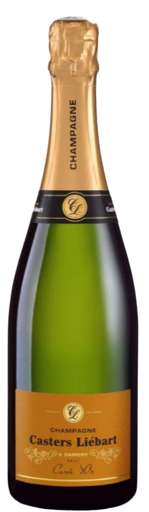 Вино игристое ШАМПАНЬ КАСТЕРС ЛИБАР БЛАН ДЕ НУАР 2018 12,0% белое брют 0,75л