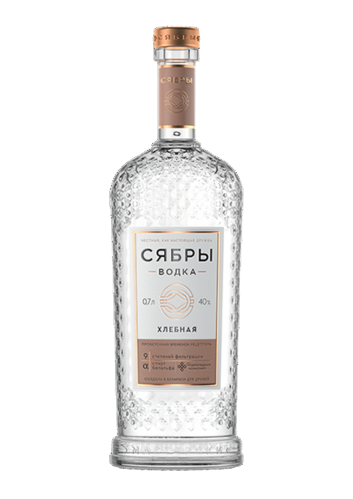 Водка СЯБРЫ Хлебная 40,0% 0,7л