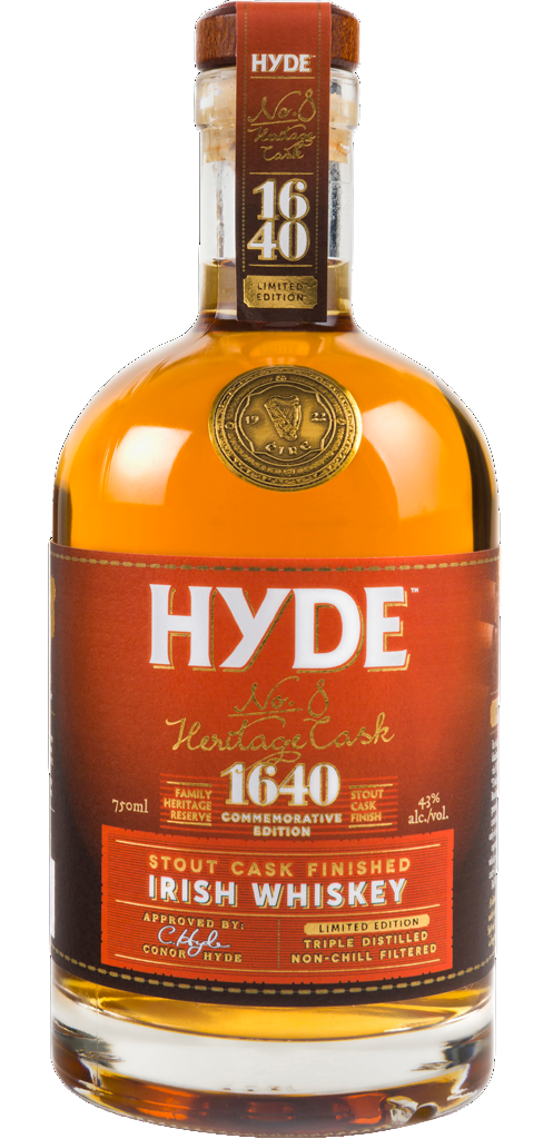 Виски ХАЙД №8 Стаут Каск Финиш 43% 0,7л