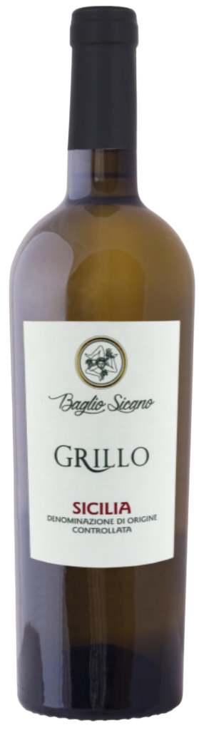 Вино БАЛЬЕ СИКАНО Грилло 2023 13,0% белое сухое 0,75л