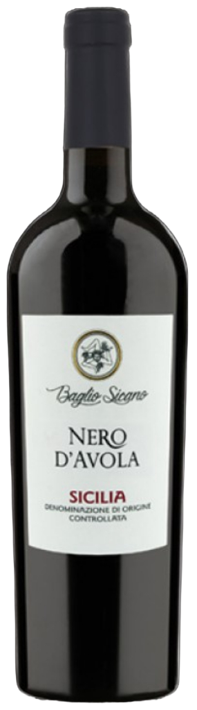 Вино БАЛЬЕ СИКАНО Неро д'Авола 2022 13,5% красное сухое 0,75л