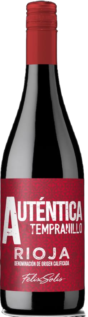 Вино АУТЕНТИКА ТЕМПРАНИЛЬО РИОХА 2023 13,0% красное сухое 0,75л