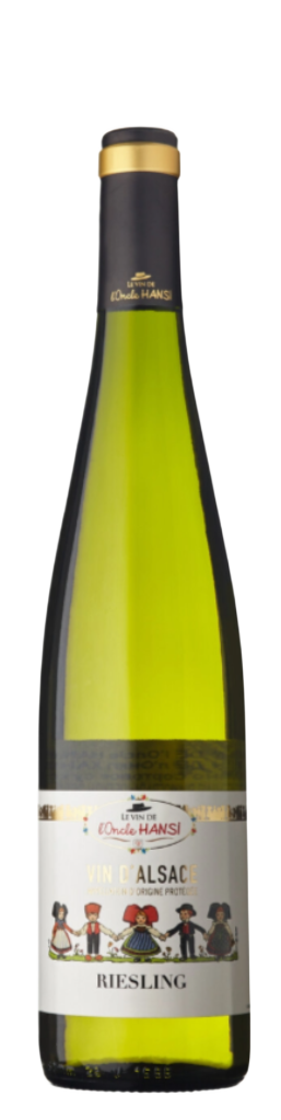 Вино ЛЕ ВИН ДЕ л’Онкл ХАНСИ Рислинг 2021 12,0% белое сухое 0,75л