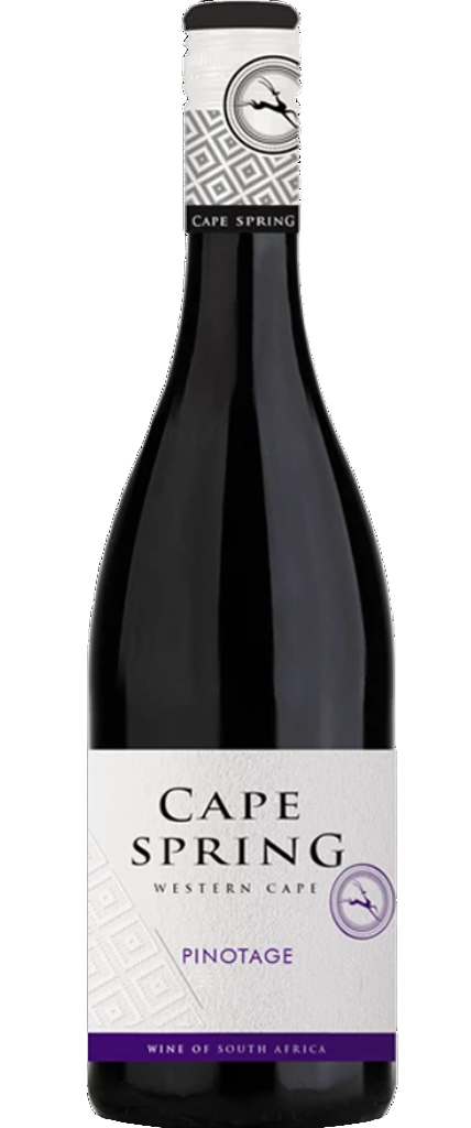 Вино КЕЙП СПРИНГ Пинотаж 2022 13,0% красное сухое 0,75л