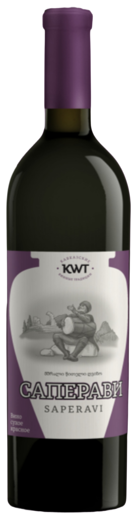 Вино КАВКАЗСКИЕ ВИННЫЕ ТРАДИЦИИ. САПЕРАВИ 2023 10,0-12,0% красное сухое 0,7л
